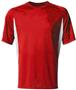 A4 Adult Cooling Performance Color Blocked Crew T-Shirt SCARLET/WHITE Primary