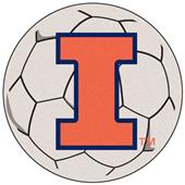 Fan Mats University of Illinois Soccer Ball Mat