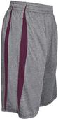Badger Sport Heathered Polyester Fusion Short Badger Sport Heathered Polyester Fusion Short