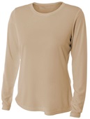 A4 Women's Long Sleeve Performance Crew Shirt NW3002