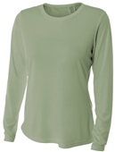 A4 Women's L/S Cooling Performance Crew