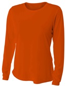 A4 Women's Long Sleeve Performance Crew Shirt NW3002