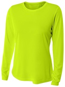 A4 Women's Long Sleeve Performance Crew Shirt NW3002