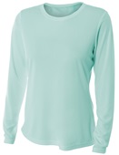 A4 Women's Long Sleeve Performance Crew Shirt NW3002