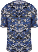 Badger Sport Adult B-Core Digital Camo Tee Shirt ROYAL/DIGITAL Primary