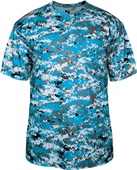 Badger Digital Youth Tee ELECTRIC BLUE DIGITAL Primary