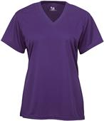 Badger Sport B-Core Ladies'/Girls' SS V-Neck Tee