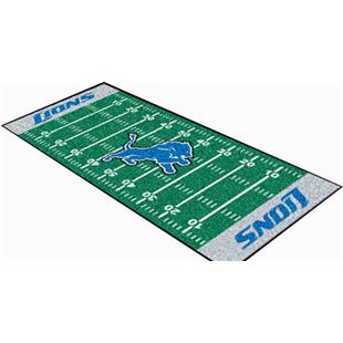 Detroit Lions 3 ft. x 6 ft. Football Field Rug Runner Rug