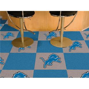 Fan Mats Detroit Lions Team Carpet Tiles