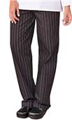 Uncommon Threads Red/White Pinstripe Chef Pant