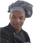 Uncommon Threads Houndstooth Twill Chef Hat