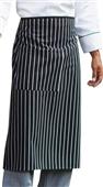 Uncommon Threads Chalk Stripe Full Bistro Apron YARN-DYED CHALK STRIPE Primary