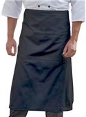 Uncommon Threads Reversible 3-Pocket Bistro Apron Outside: BLACK, Inside: BLACK Primary