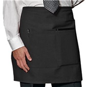 Uncommon Threads Half Waist 2-Section Pocket Apron BLACK Primary