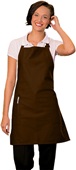 Uncommon Threads 2 Patch Pockets Bib Apron BROWN Primary