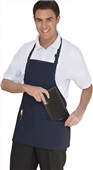 Uncommon Threads Adjustable 3-Pocket Bib Apron 16 - NAVY Primary