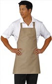 Uncommon Threads Adjustable Bib Apron (No pockets) KHAKI Primary
