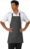 Uncommon Threads Adjustable Bib Apron (No pockets) BLACK Primary