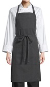 Uncommon Threads Stripe Adjustable Butcher Apron GREY TRIPLE STRIPE Primary
