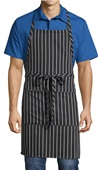 Uncommon Threads Stripe Adjustable Butcher Apron CHALK STRIPE Primary