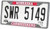 Fan Mats Univ. of Nebraska License Plate Frame