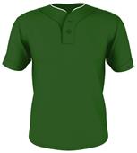 Alleson 2 Button Baseball Jerseys with Piping