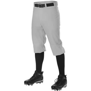 Alleson Athletic Youth Elastic Baseball/Softball Pants LLBDK2 Grey NEW 