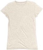 J America Ladies Glitter Tee 8138 PEARL/GOLD GLITTER Primary