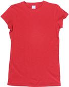 J America Ladies Glitter Tee 8138