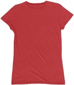 J America Ladies Glitter Tee 8138 CARDINAL Primary