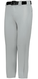 Pantalon De Softball 3N2 Pour Femme, Coupe Ajustée, 3/4, Gris, Avec Passants De Ceinture