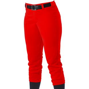 red girls softball pants