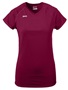 Womens Spike Short Sleeve Volleyball Jersey MAROON Primary