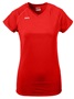 Womens Spike Short Sleeve Volleyball Jersey SCARLET Primary