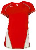 Womens Glide Spandex Volleyball Jersey SCARLET (649) Primary