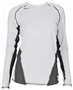 Womens Glide Long Sleeve Volleyball Jersey WHITE/BLACK (107) Primary