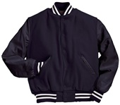 Holloway Varsity Jacket 224183 DARK NAVY/DARK NAVY/WHITE Primary