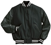 Holloway Varsity Jacket 224183 MYRTLE/DARK GREEN/WHITE Primary