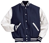 Holloway Varsity Jacket 224183 DARK NAVY/WHITE Primary