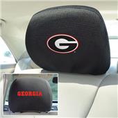 Fan Mats University of Georgia Head Rest Covers