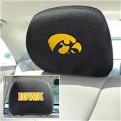 Fan Mats University of Iowa Head Rest Covers