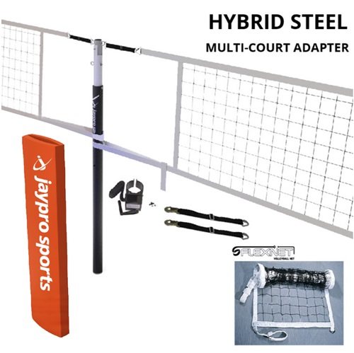 Hybrid Steel Volleyball Net Center Upright System (3.5