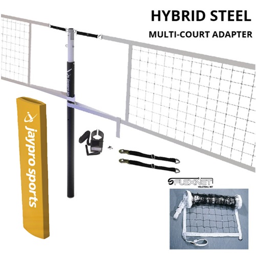 Hybrid Steel Volleyball Net Center Upright System (3.5