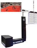 Gared GO COURT Jr One-Court Portable Volleyball System 8535PKG