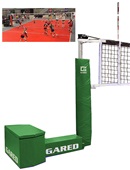 Gared GO COURT Jr One-Court Portable Volleyball System 8535PKG