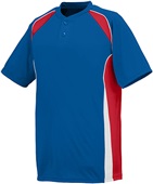 Augusta Base Hit 2-Button Baseball Jersey Adult Youth