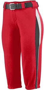 red girls softball pants