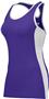 Augusta Ladies' Girls' Action Jersey PURPLE/WHITE Primary