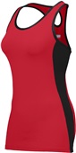 Augusta Ladies' Girls' Action Jersey RED/BLACK Primary
