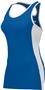 Augusta Ladies' Girls' Action Jersey ROYAL/WHITE Primary